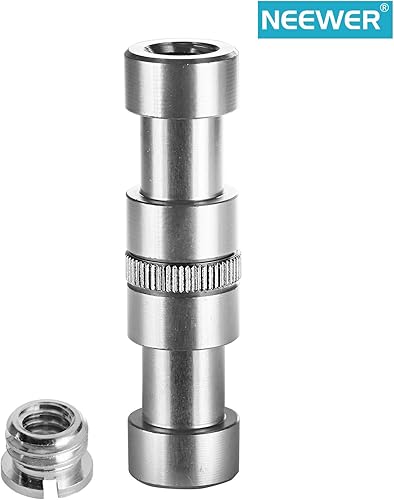 Miniatura 9 de NEEWER ST23 - Paquete de 3 adaptadores de rosca estándar de 1/4 a 3/8 pulgadas, adaptador de rosca para soporte de luz de estudio, adaptador