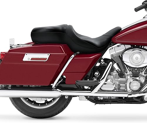 Miniatura 5 de TCT-MOTORPARTS Cojín negro para asiento de conductor y pasajero para Harley Touring Electra Glide Ultra Classic Standard FLHTC 1997-2007