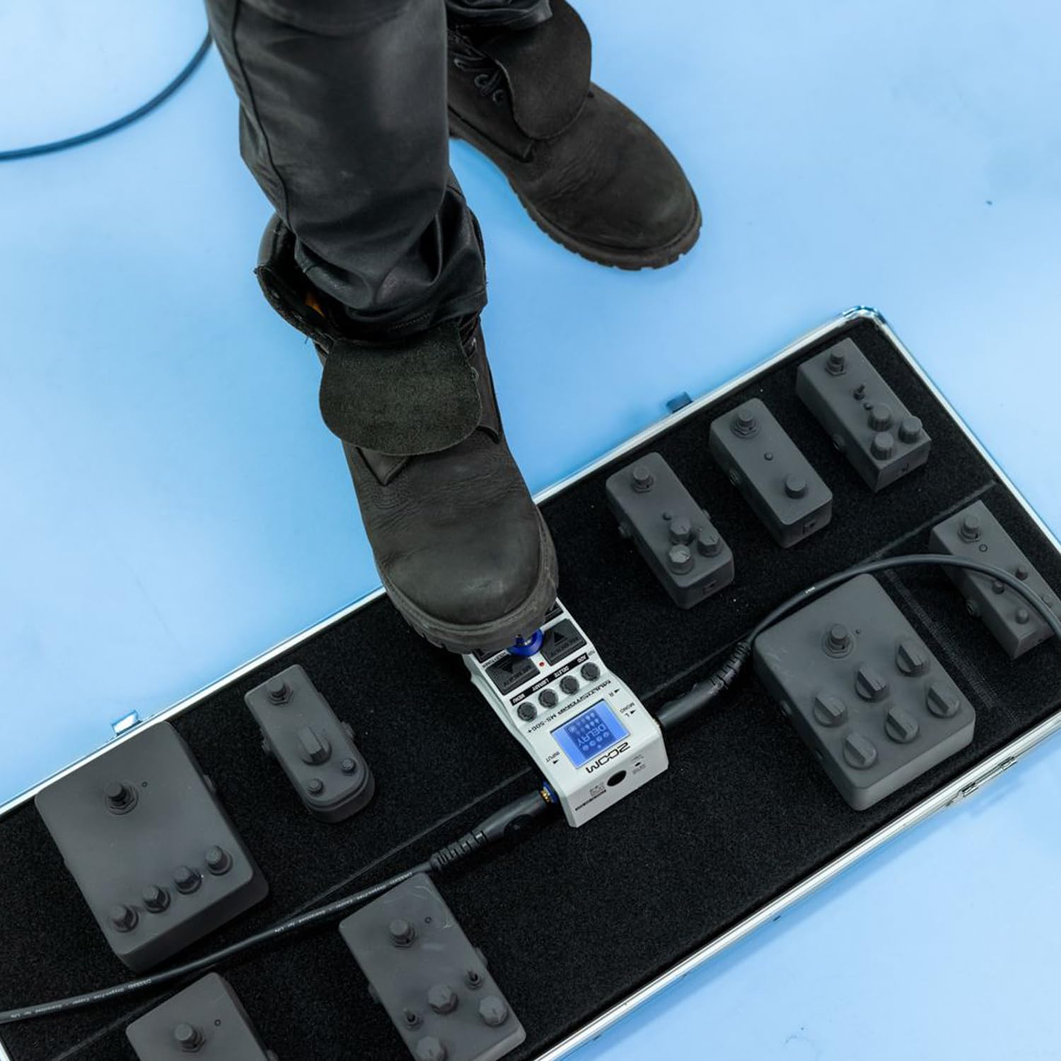 Zoom MS-50G+ MultiStomp Pedal Gitarren-Effektgerät + keepdrum Netzteil 9v