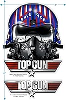 Vista 2 de Popfunk Top Gun Maverick Helmet and Logo Collectible Stickers
