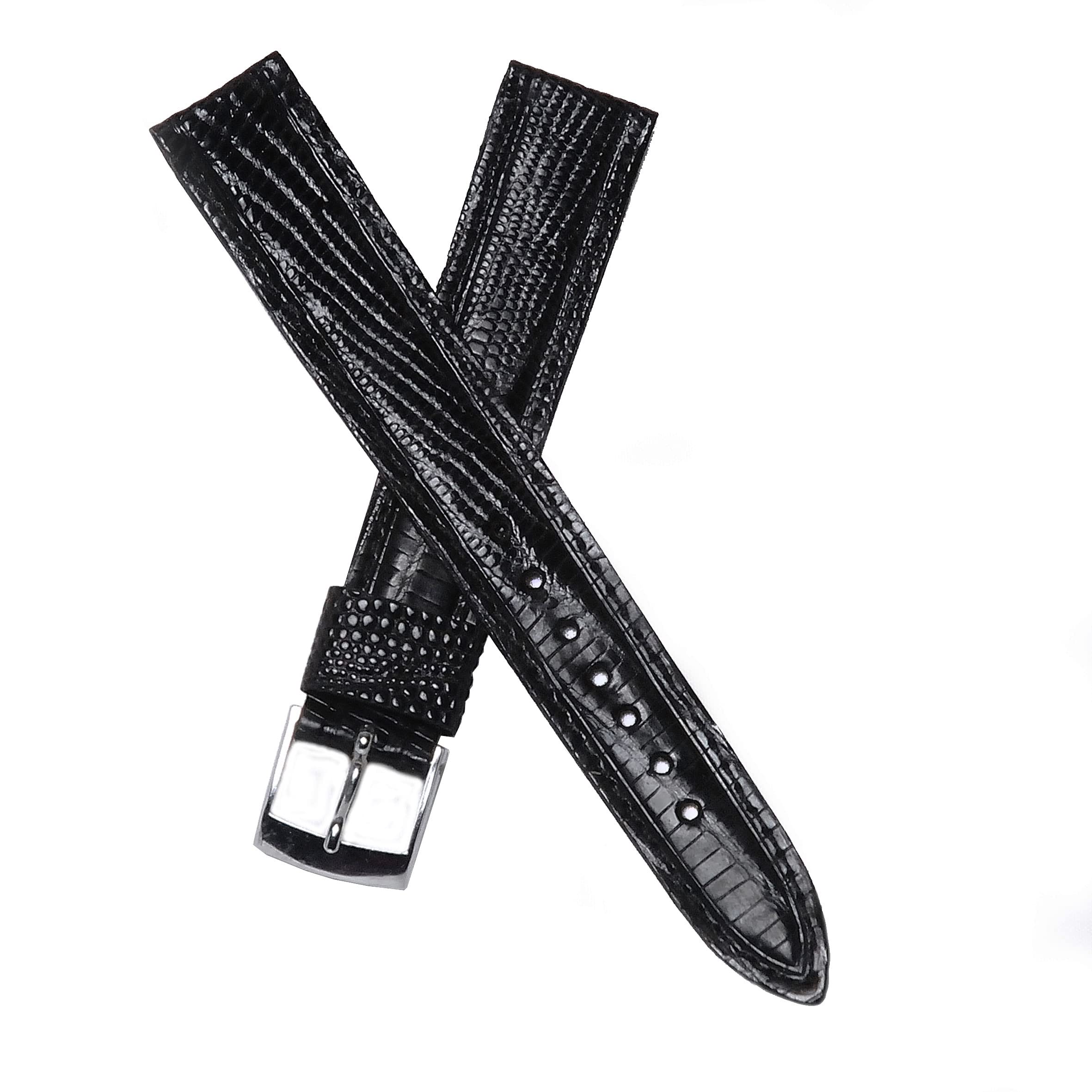 Bracelet de montre en cuir lézard élégant pour restaurer vos montres d'époque 18mm - 7
