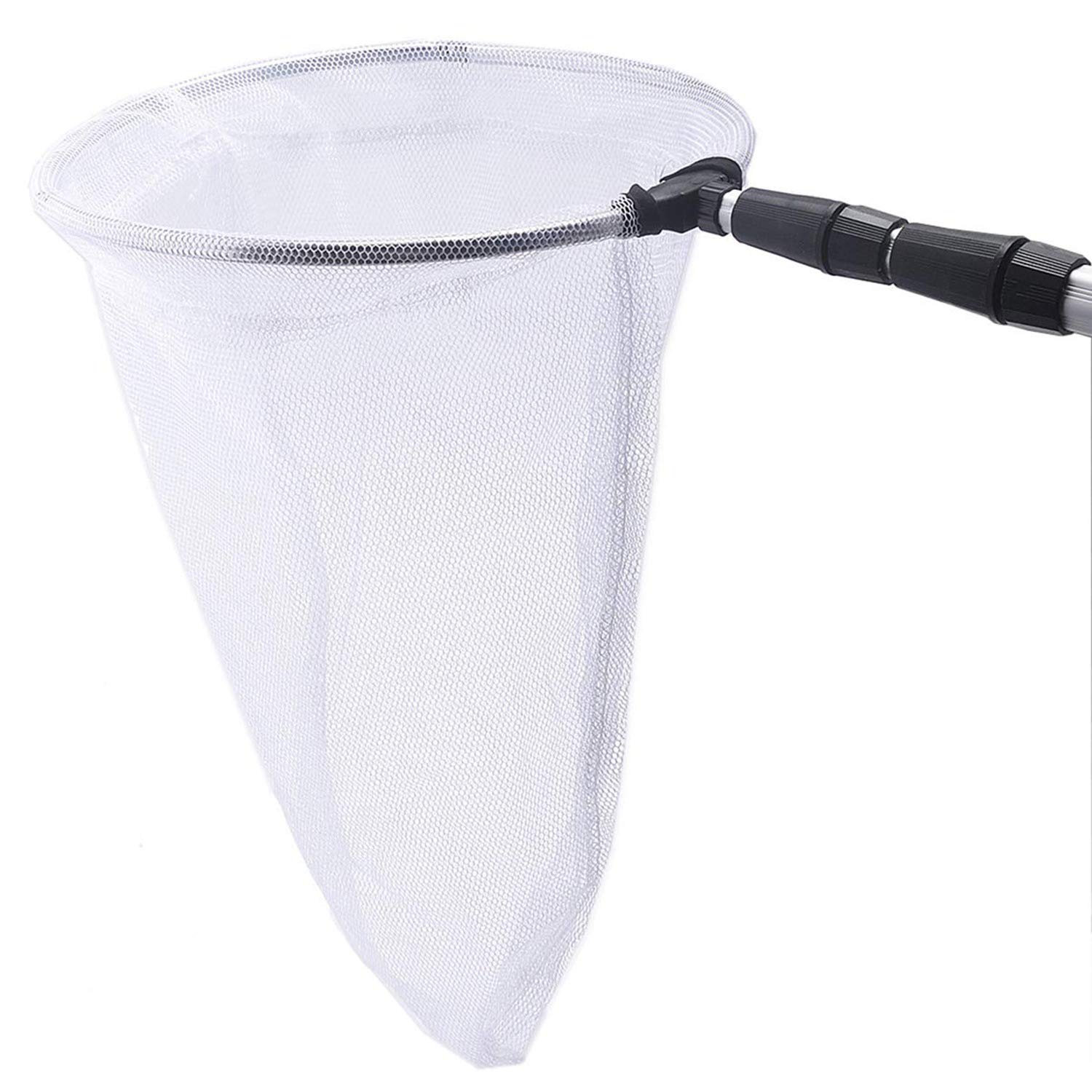 Mosquitero Red de Captura de Mariposas Red de Nylon de Pescado con Manejar TelescóPico para Adultos y Ni？Os, Extensible de 37 a 68 Pulgadas.