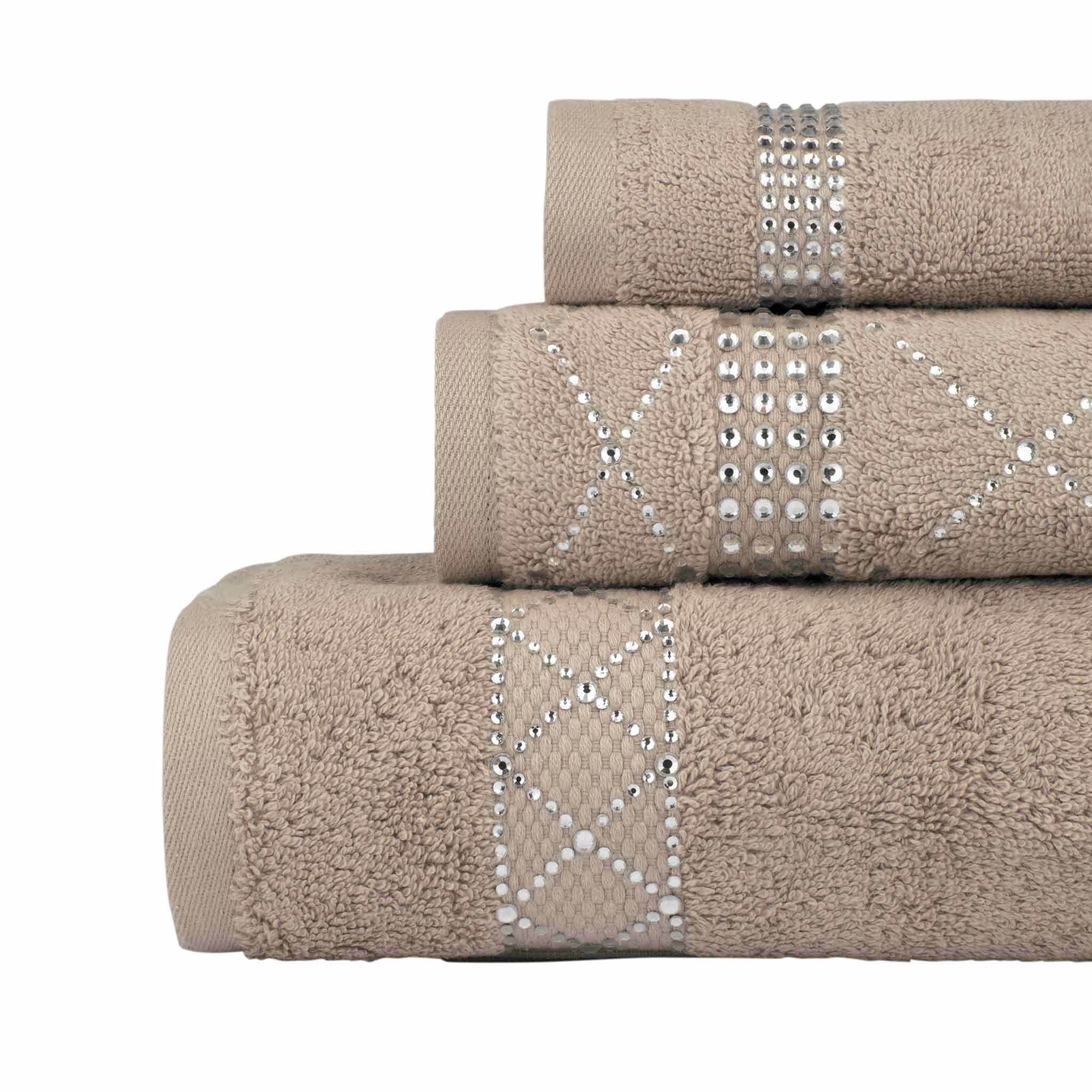 Sparkles Home Atlas Rhinestone Towel Set - FREE SHIPPING -3