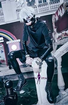 (XL) 東京喰種 トーキョーグール 金木研 コスプレ 衣装 マスク Amazon.co.jp: [趣味オンライン] 東京喰種トーキョーグール