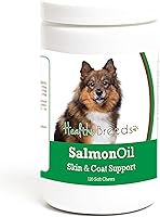 Vista 157 de Healthy Breeds Golden Retriever - Aceite de salmón masticable suave, 90