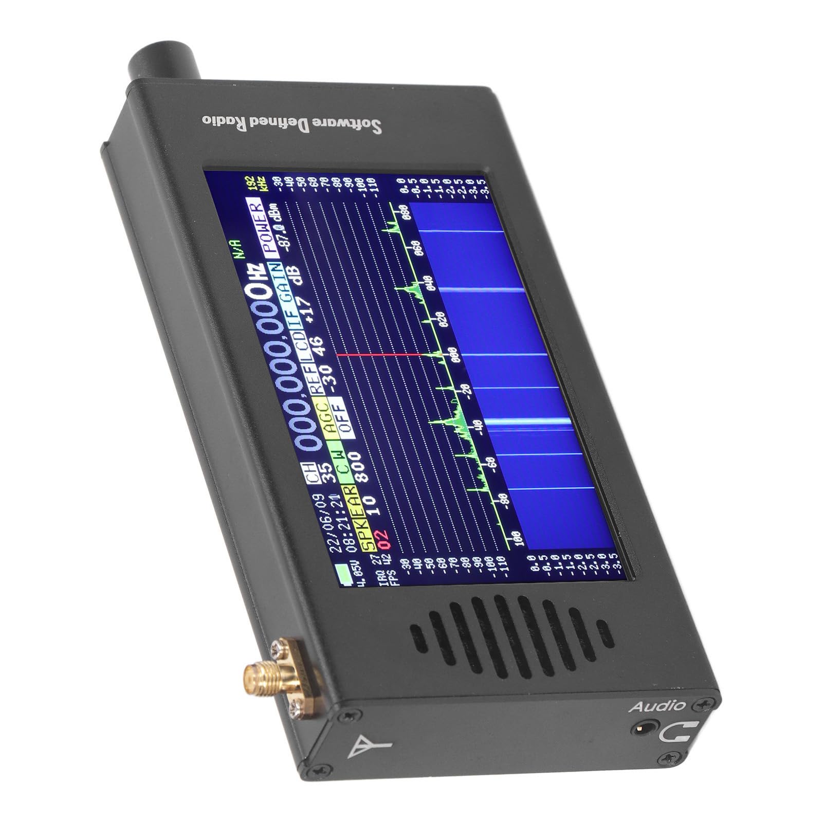 SEAFRONT DSP SDR Radioempfänger Tragbarer 100KHz Bis 149MHz FM MW SSB CW HAM 4,3 Zoll Touchscreen Kurzwellenradioempfänger