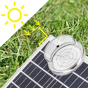 Utoolmart Solar Angle Guide للوحة الشمسية - ملحقات الألواح الشمسية لتعقب الطاقة الشمسية ابحث عن الزاوية المثلى لأدوات الألواح الشمسية