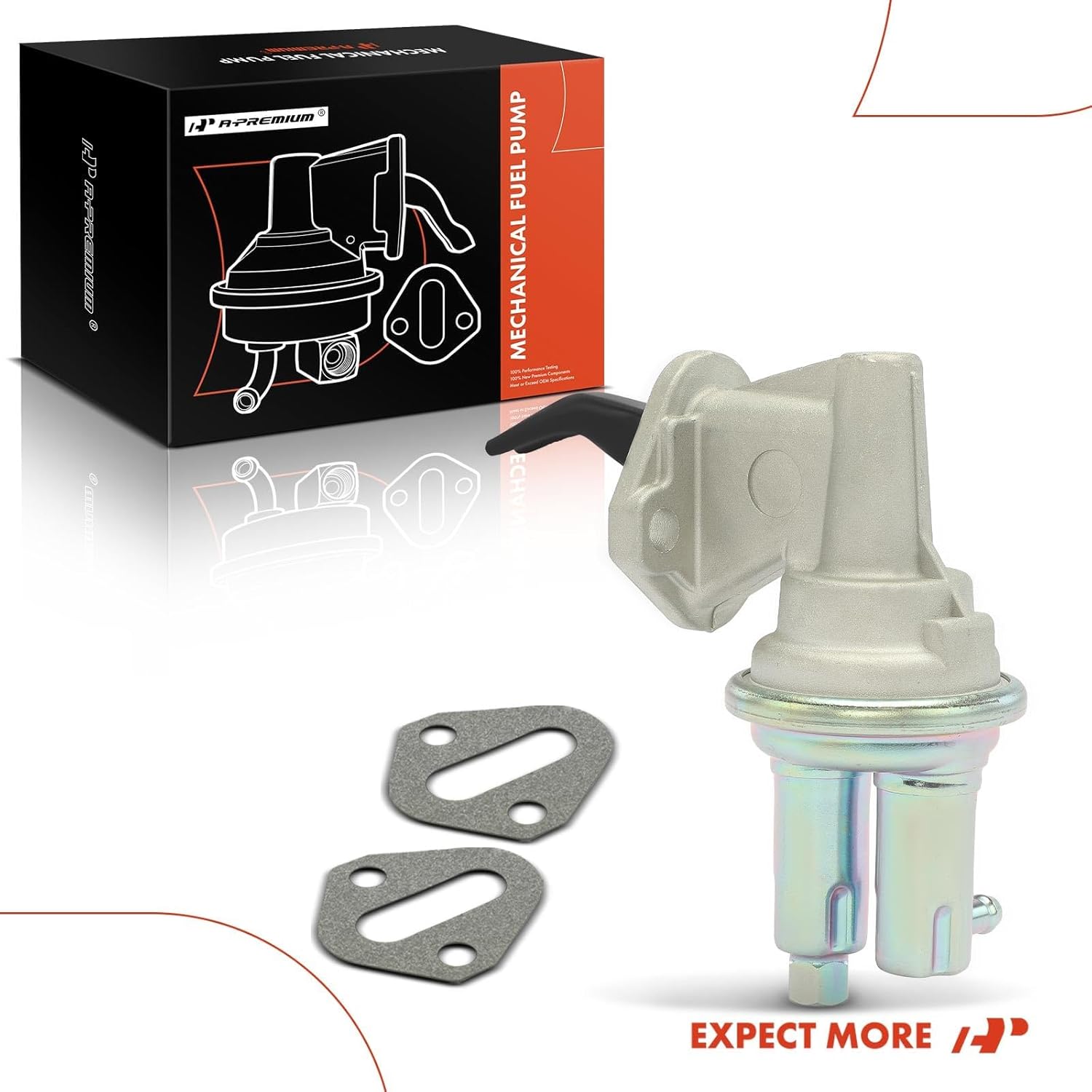 A-Premium Mechanical Fuel Pump Compatible with Jeep & AMC Models - Wrangler, Cherokee, CJ5, CJ6, CJ7, Commando, DJ5, J10, J20, J-2600, J-4600, J-4700, J-4800, Scrambler, Ambassador, Concord