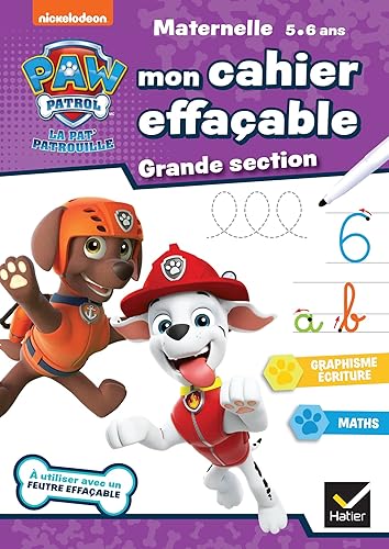 Mon cahier effaçable Pat'Patrouille GS