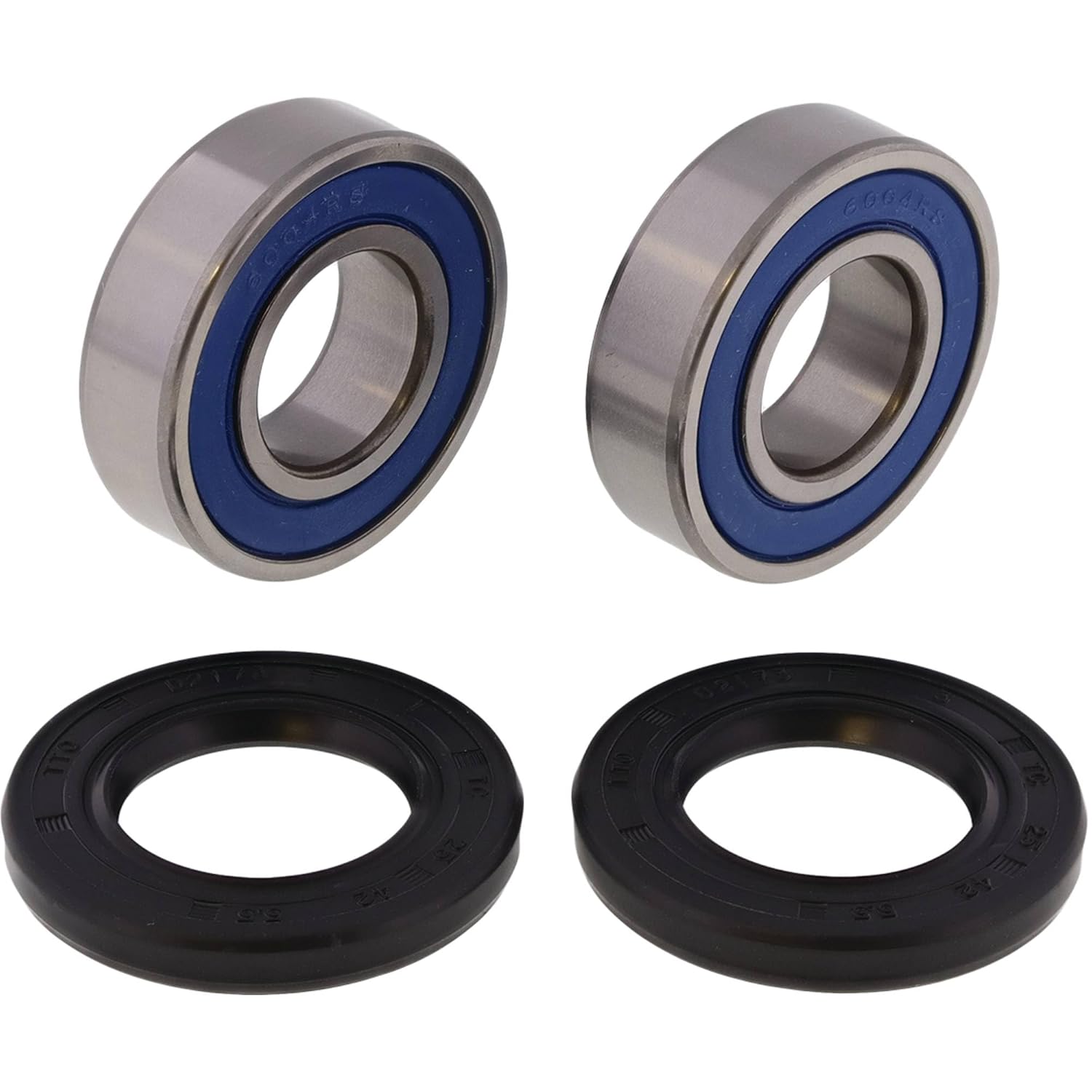 All Balls Wheel Bearing Seal Kit Compatible with/Replacement for Kawasaki, 25-1223