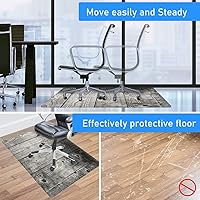 Vista 74 de Teal Hardwood Floor Desk Chair Mat, Painted Wood Board Horizontal Lines Birthdays Easter Holiday Print Backdrop Image, Protects Hardwood Floor Under