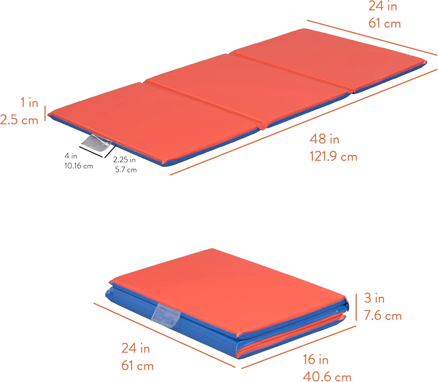 Foldaway Nap Mat, Sleeping Pad, 5-Pack