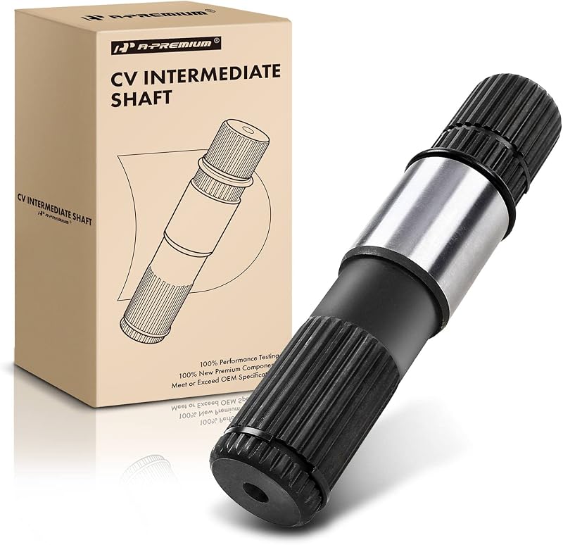 Semi-eixo intermediário CV dianteiro esquerdo A-Premium para Chrysler, Dodge e Ram 4WD – Conjunto