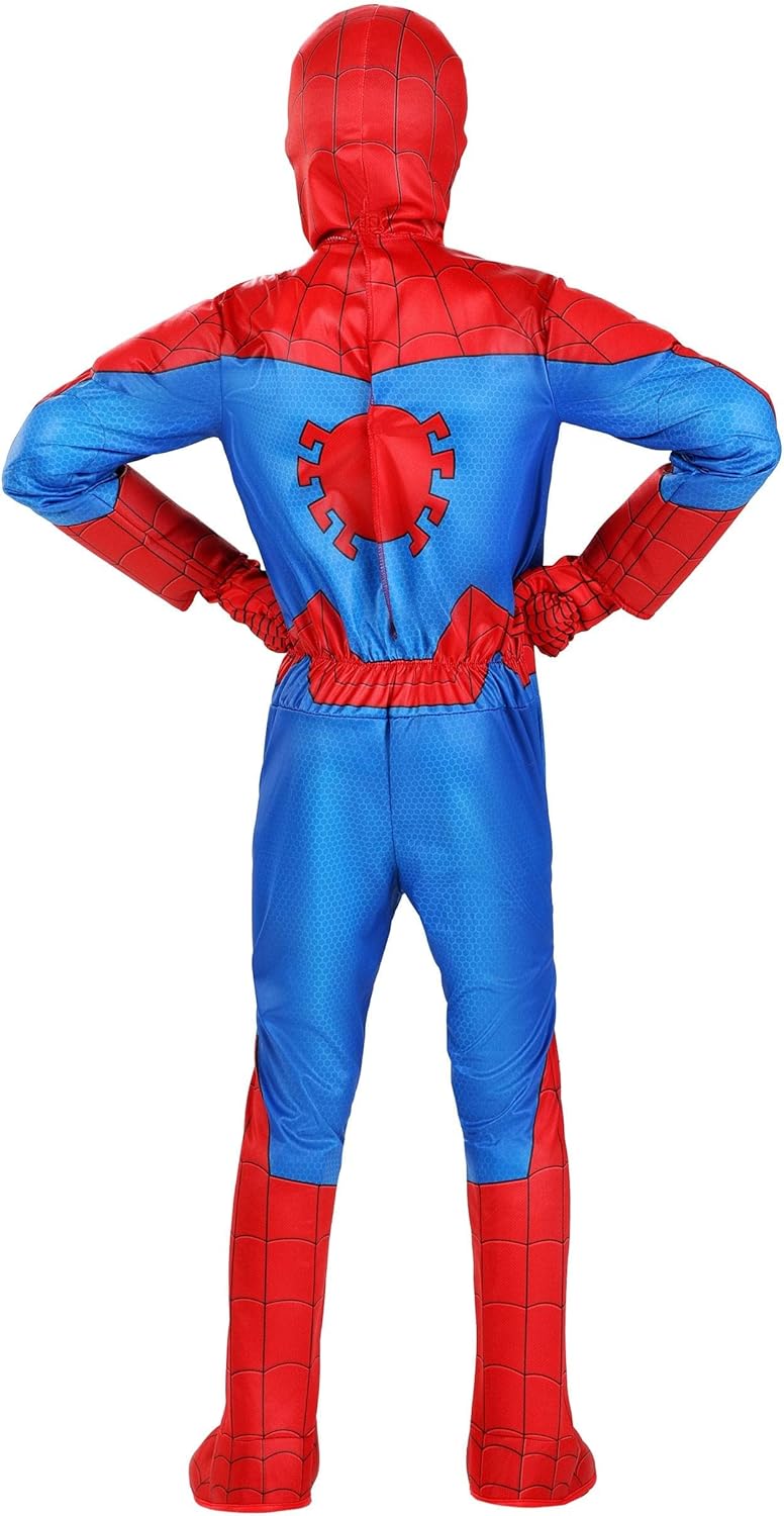 MARVEL Boys Deluxe Spider Man Costume, Kids Spiderman Superhero Halloween Costume for Child - Officially Licensed - Image 7
