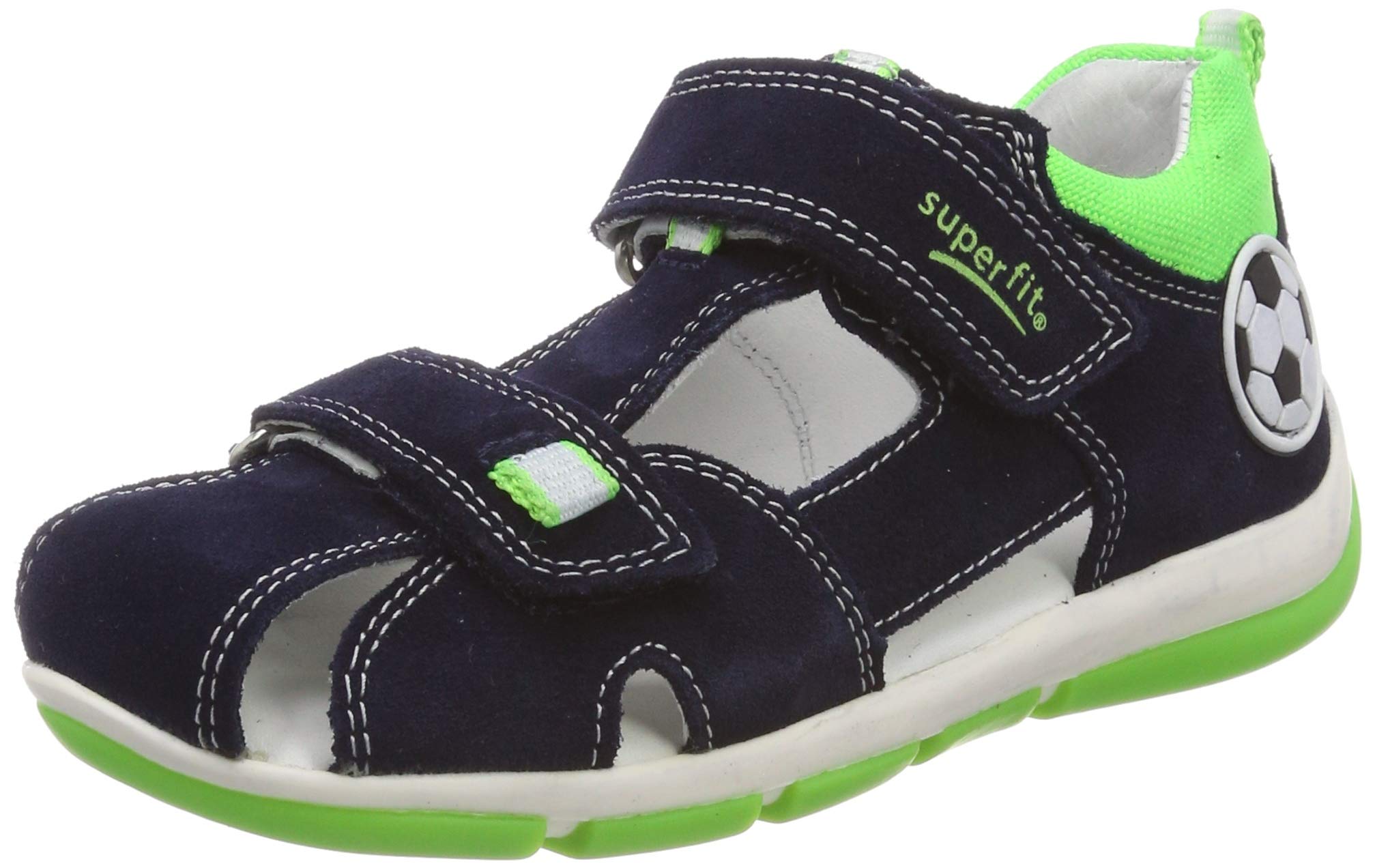 Superfit Boys Freddy Open Toe Sandals, Blau Grün 81, 23 EU