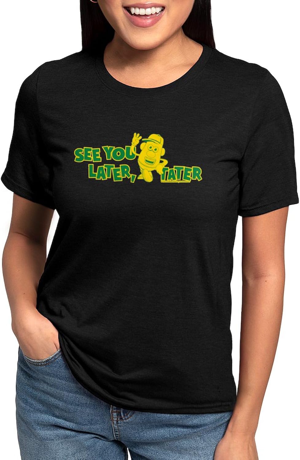 CafePress Mr. Potato Head Later Tat Womens Tri Blend T Shirt Women's Tri-Blend T-Shirt