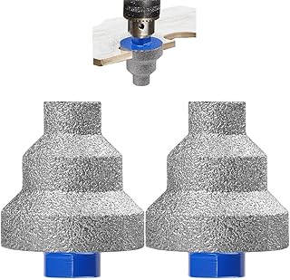 2 PCS Silver Diamond Beveling Chamfer Bits