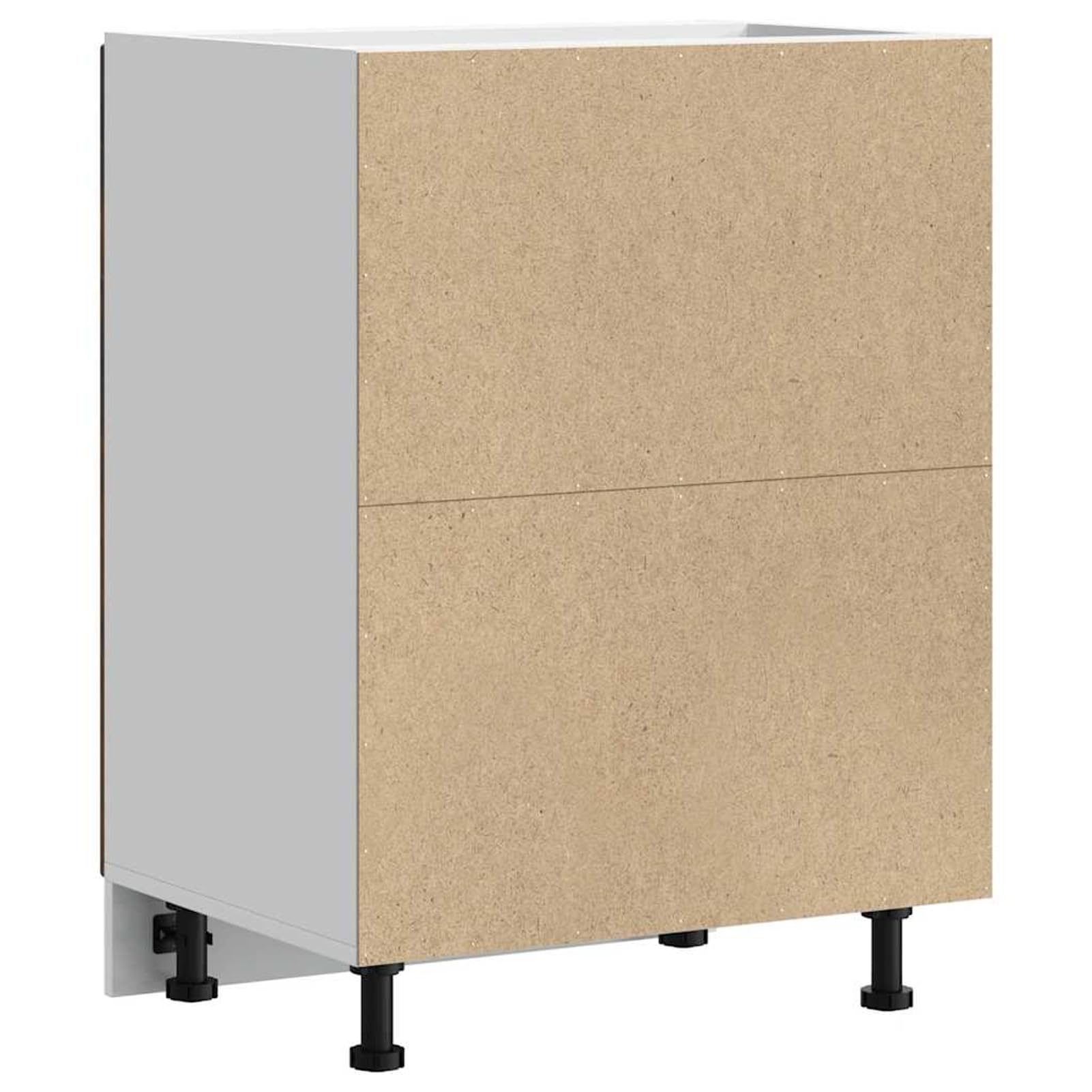 Homgoday Mueble bajo de Cocina Porto Roble Ahumado Madera reconstituida Mueble bajo de Cocina Módulos de Cocina sin encimera Kitchen Cabinet (2 Doors)