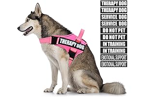 Therapy Dog Vest with 10 Patches
