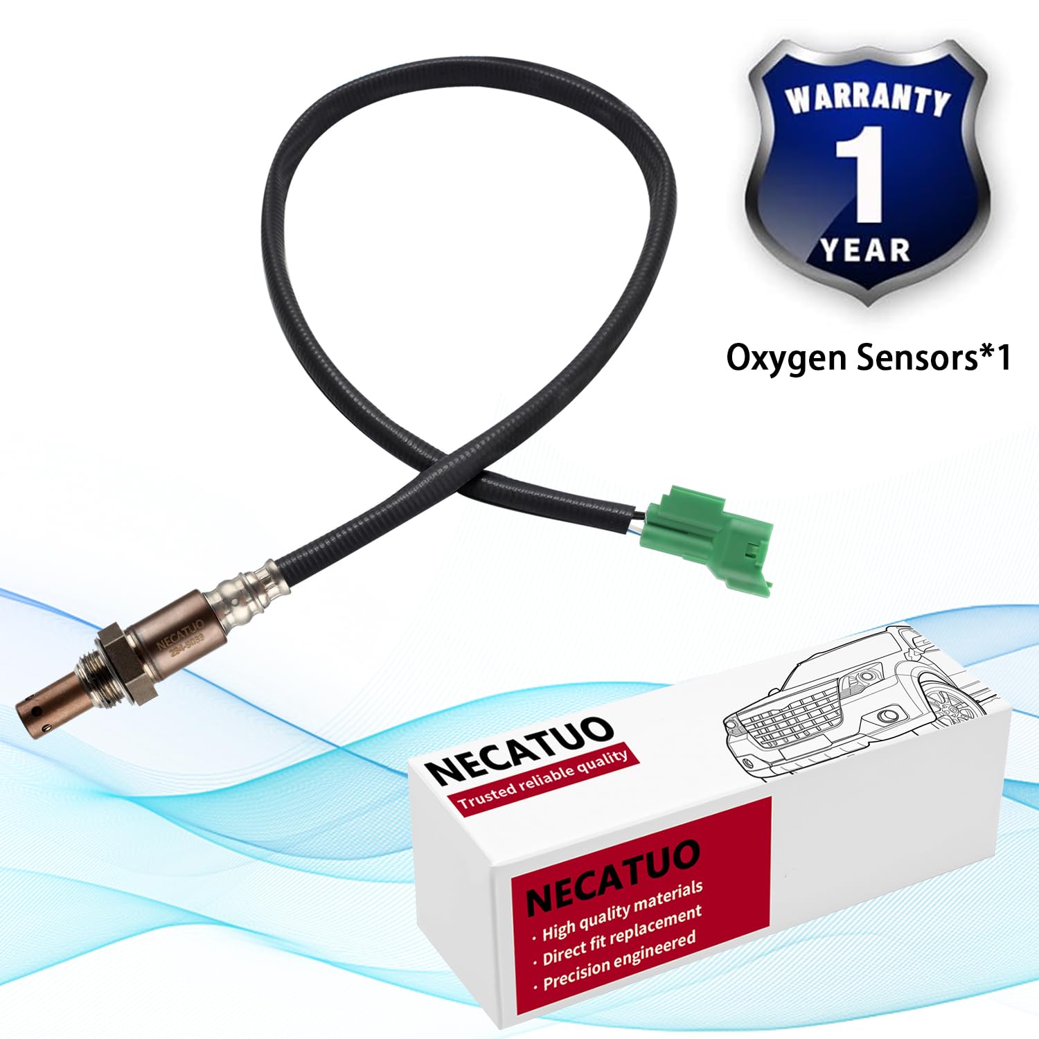 O2 Oxygen Sensor Heated Air Fuel Ratio Compatible with Suzuki SX4 Hatchback Sedan 2007 2008 2009 2.0L L4 Replace# 234-9033