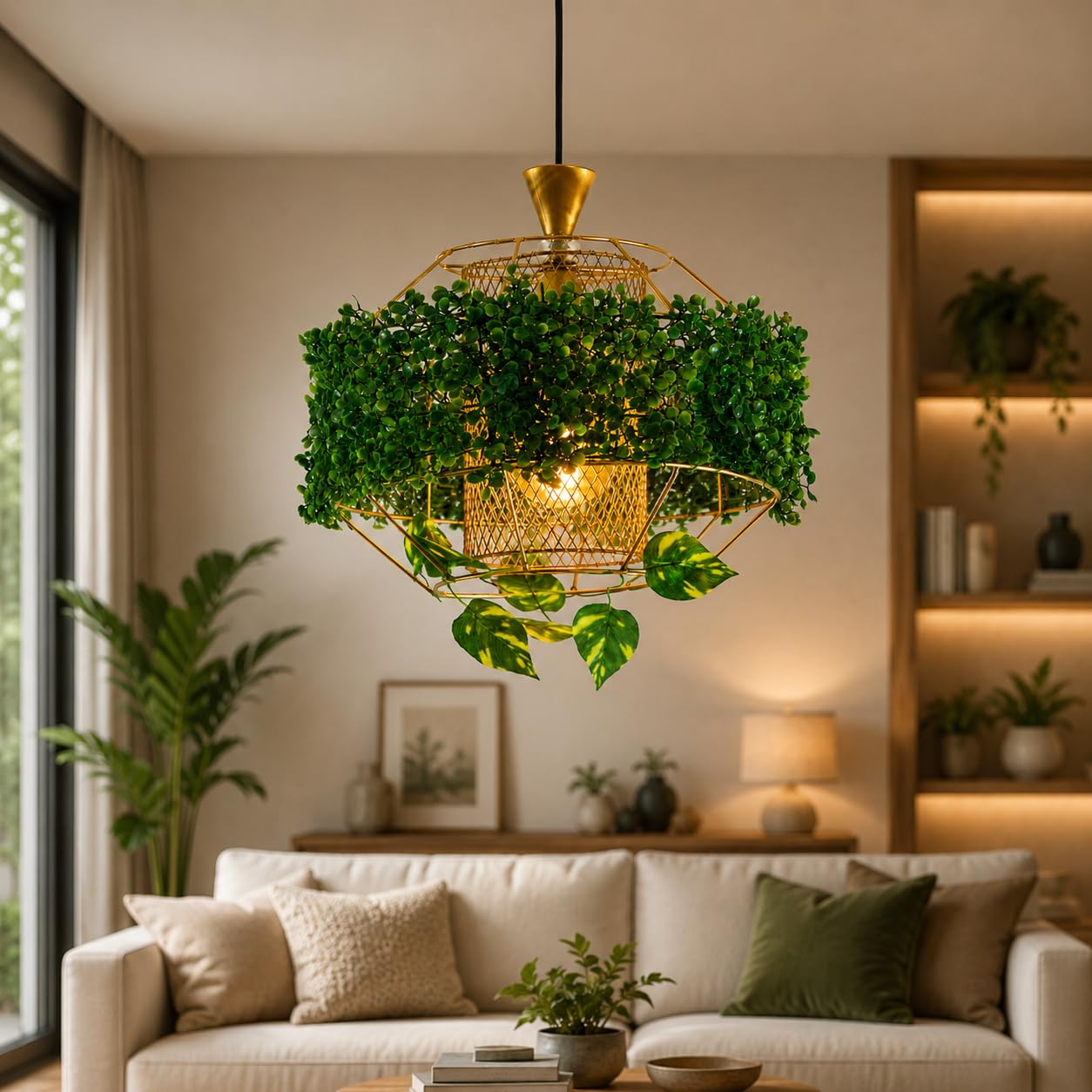 twixle Modern Design Pendant Lamp, Hanging Ceiling Lamp for Living Room, Kitchen, Balcony, Restaurant/Cafe Hanging Lamp for Home Decor (Pack of 1) (HNG1, with Bulb)-image-33