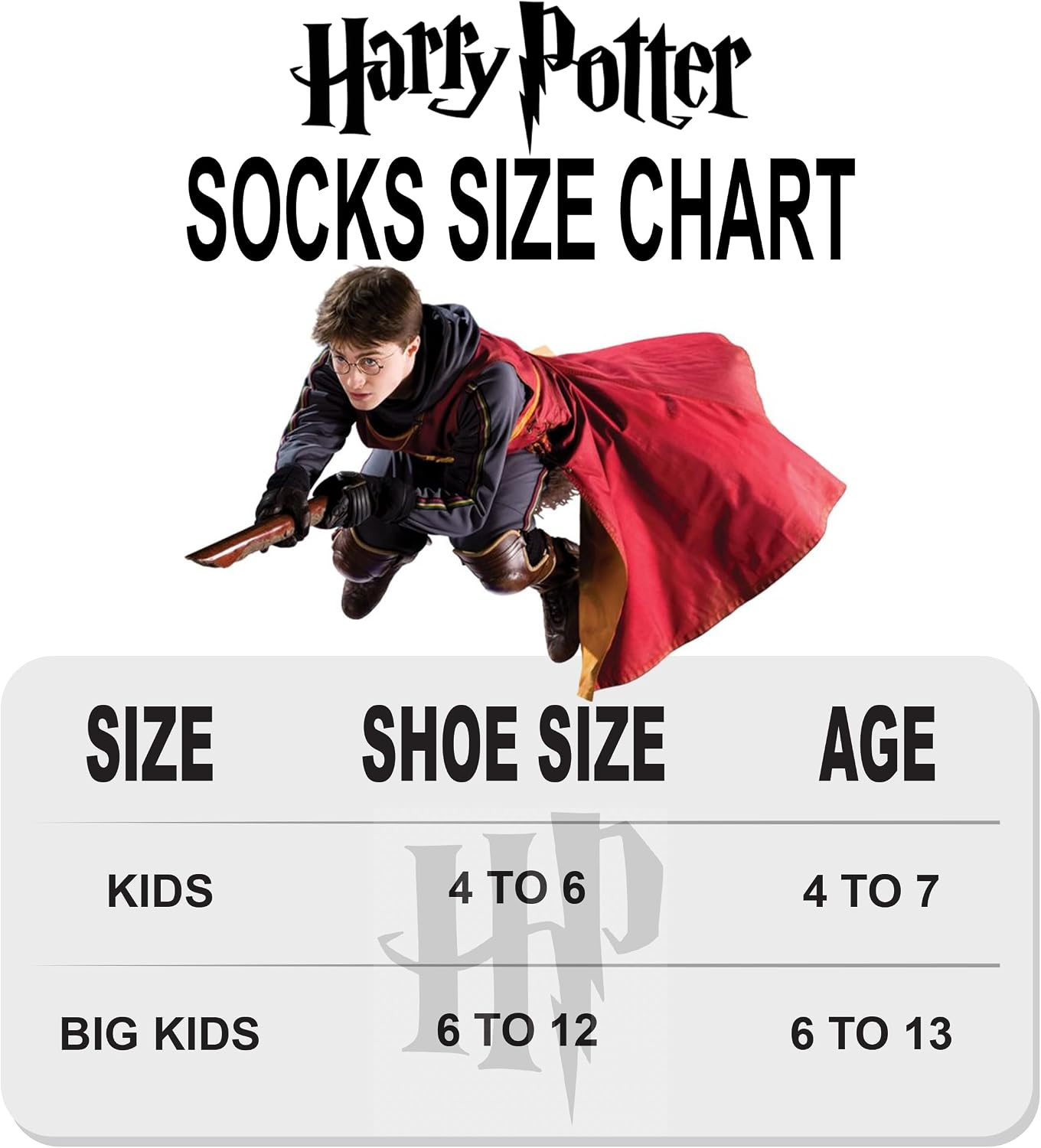 Harry Potter Boys Athletic Socks - 5 Pack of High-Cut Striped Socks Featuring Iconic Hogwarts Colors for Ages 4-10