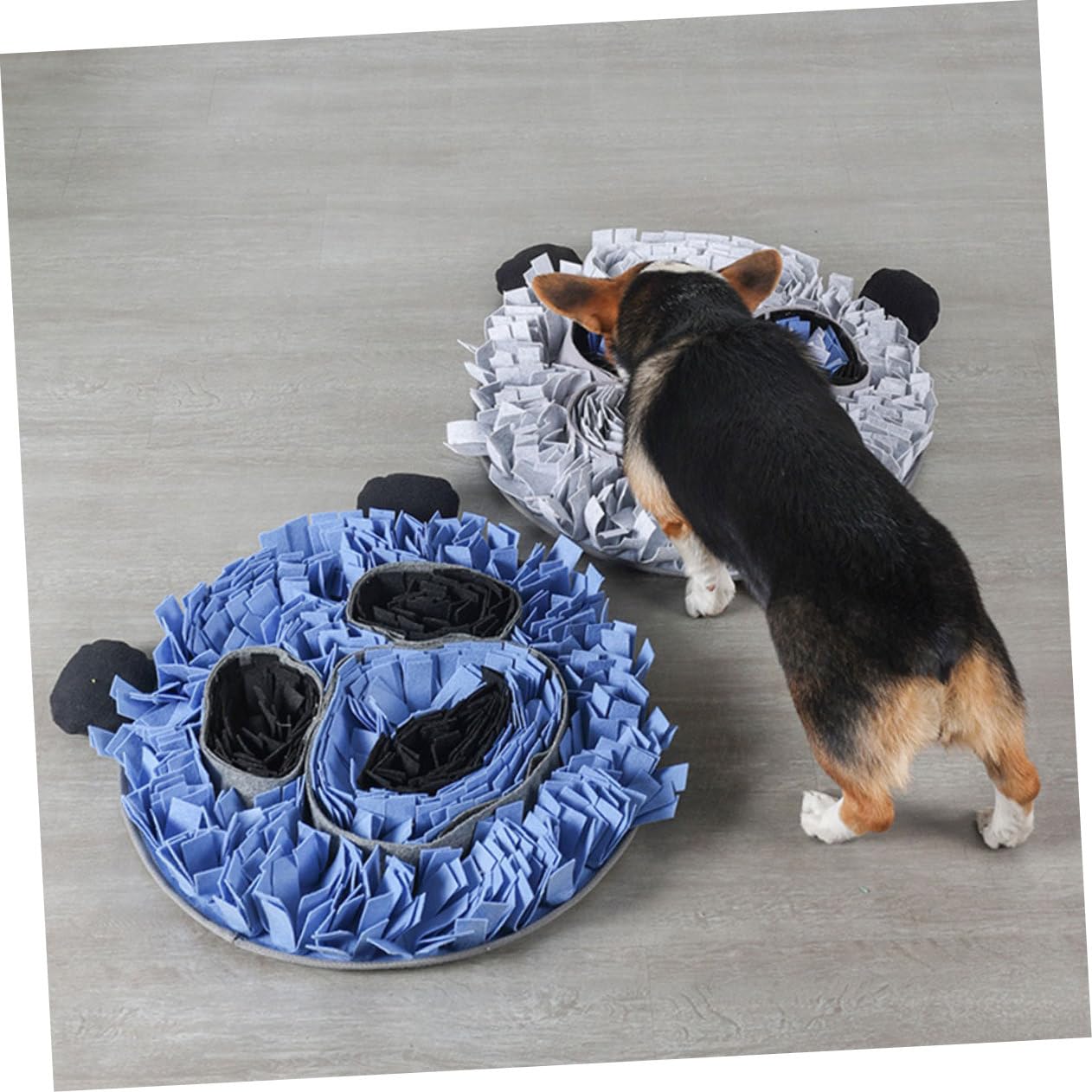 Haushalts Schnüffelmatte in Pandaform aus Filz Interaktives Hundespielzeug zum Energieverbrauch und Snackfinden Niedliches Haustierzubehör für Haushalt