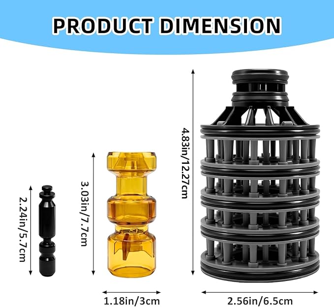 Kit de reconstrucción interior para ablandador de agua Clack WS1 miniatura 2