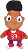 Nickelodeon for Pets Hey Arnold Gerald Figure Plush Dog Toy | 6 Inch Soft Fabric Small Dog Toy - Brown and Red Plush Dog Toy for All Dogs, 90s Nickelodeon Toys from Hey Arnold TV Series