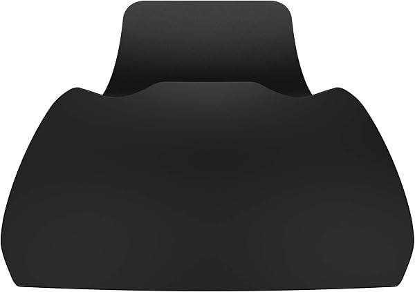 playvital Solid Black Controller Display Stand for ps5,Gamepad Accessories Desk Holder for ps5 Controller with Rubber Pads - 2
