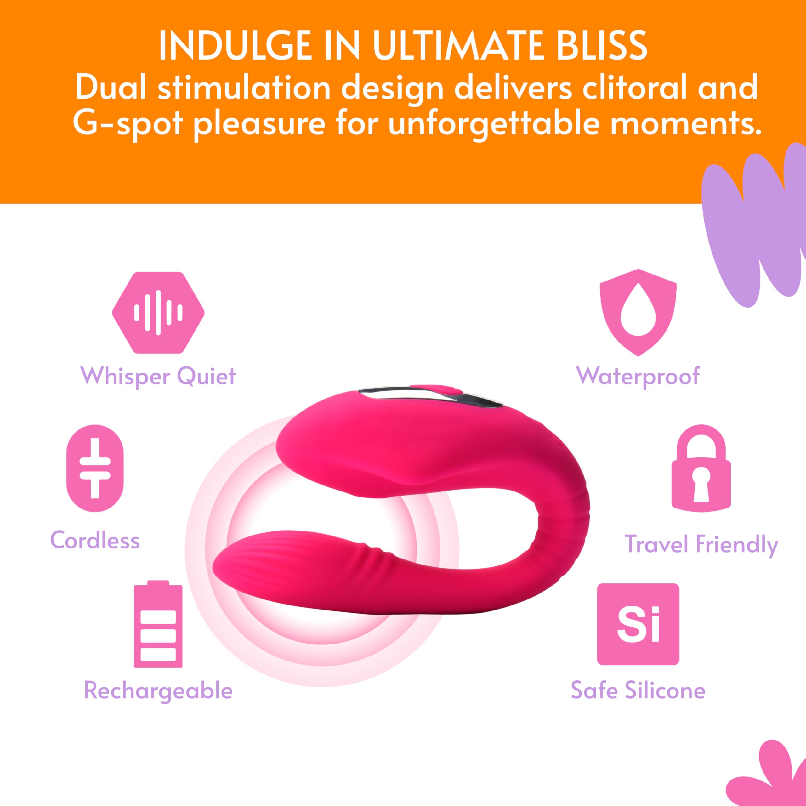 sweet vibrations toys The innovative Rabbit Vibrator from Sweet Smile main image 0