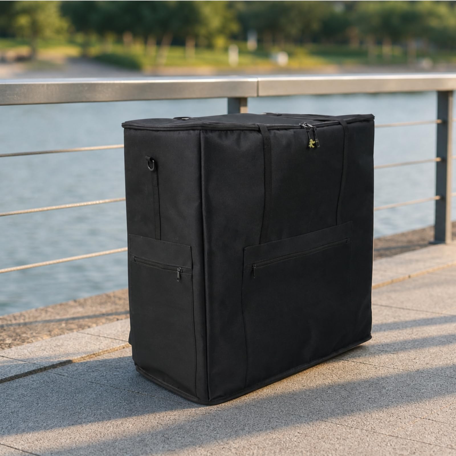 Faltfahrrad Tasche Fahrradtasche Transporthülle Tragetasche Aufbewahrungstasche Tragefreundlich mit Rucksackgurten Und Stabiler Form für Lagerung, Style to 2