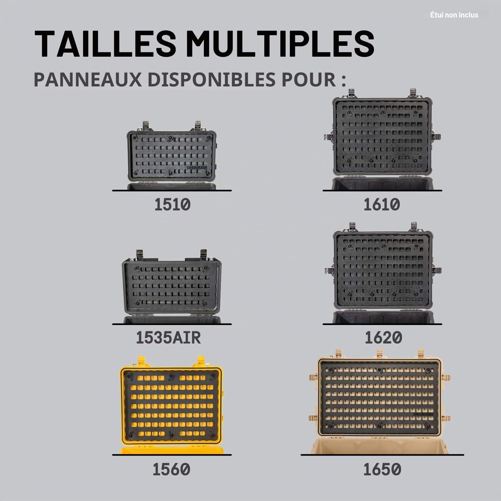 Pelican Panneau Molle 1650, 016500-5200-110