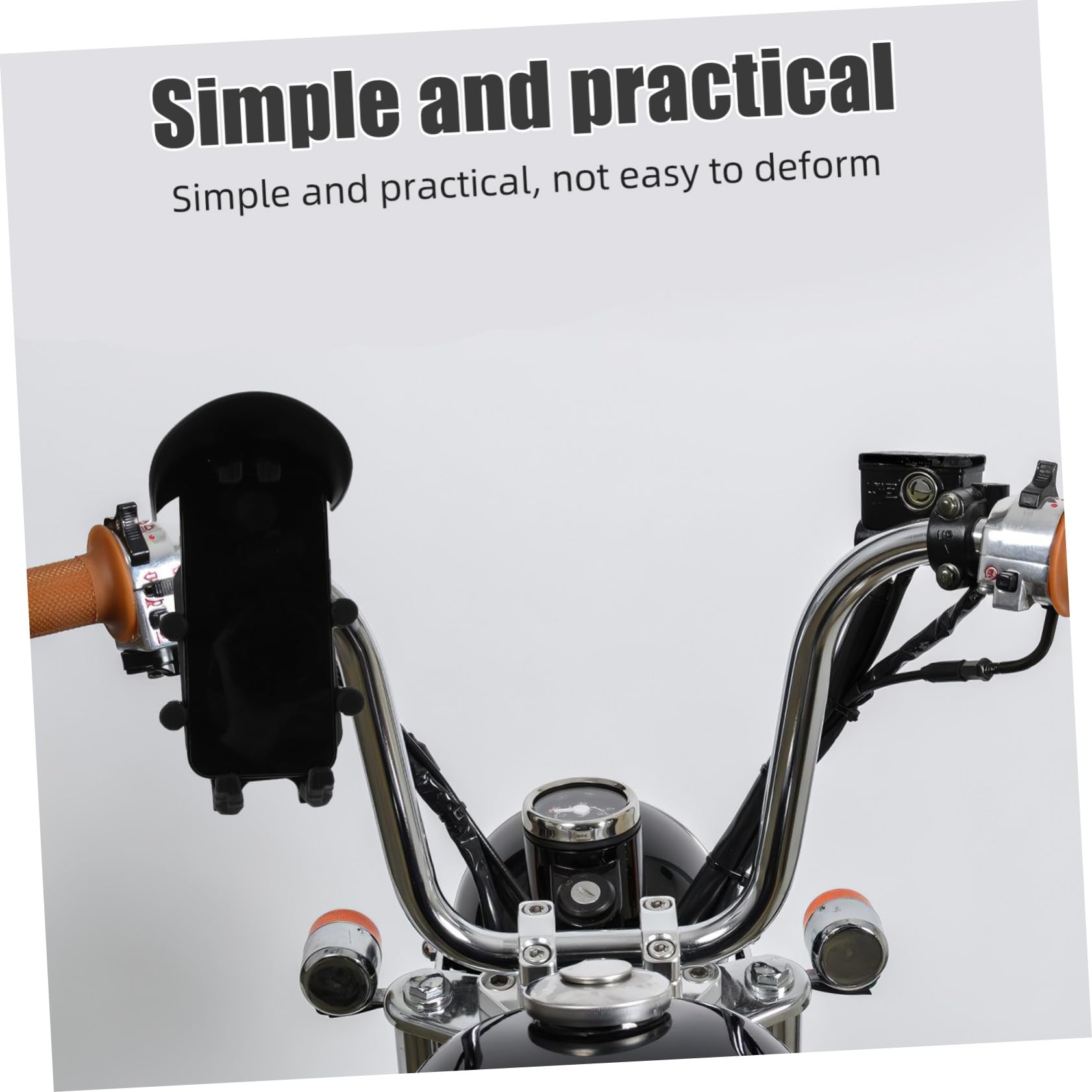 Support de Téléphone Antivol pour Moto, Guidon 1, 6 à 3, 2 Cm