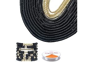 VIVP 4200 PCS 10 Strands Clay Beads