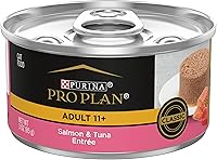 Vista 1 de Purina Pro Plan Senior Pate Wet Gato Food, Focus Salmon & Tuna Entree - (24) 3 oz. Latas pull-top