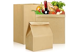 BadenBach 40 Extra Large Brown Grocery Paper Bags