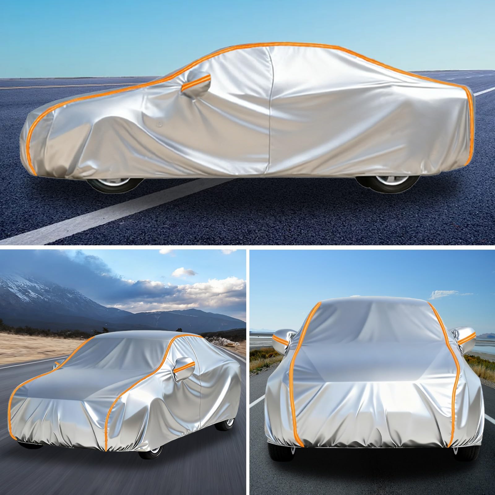 Fundas De Coche para Ford Transit Custom Nugget/Kombi L1 Van 2023-2025, Anti-UV, Resistente Al Polvo Lluvia Nieve protección para Todo Tipo de Clima
