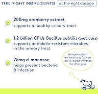 Vista 4 de Native Pet Tratamiento de infecciones urinarias para perros Masticables de pollo para perros y gatos ITU Control de vejiga para perros