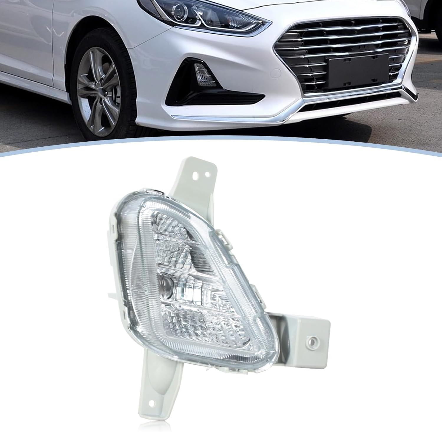 For Hyundai Sonata 2018 2019 Front Bumper Fog Light Daytime Running Lamp 92207-C1500 Left