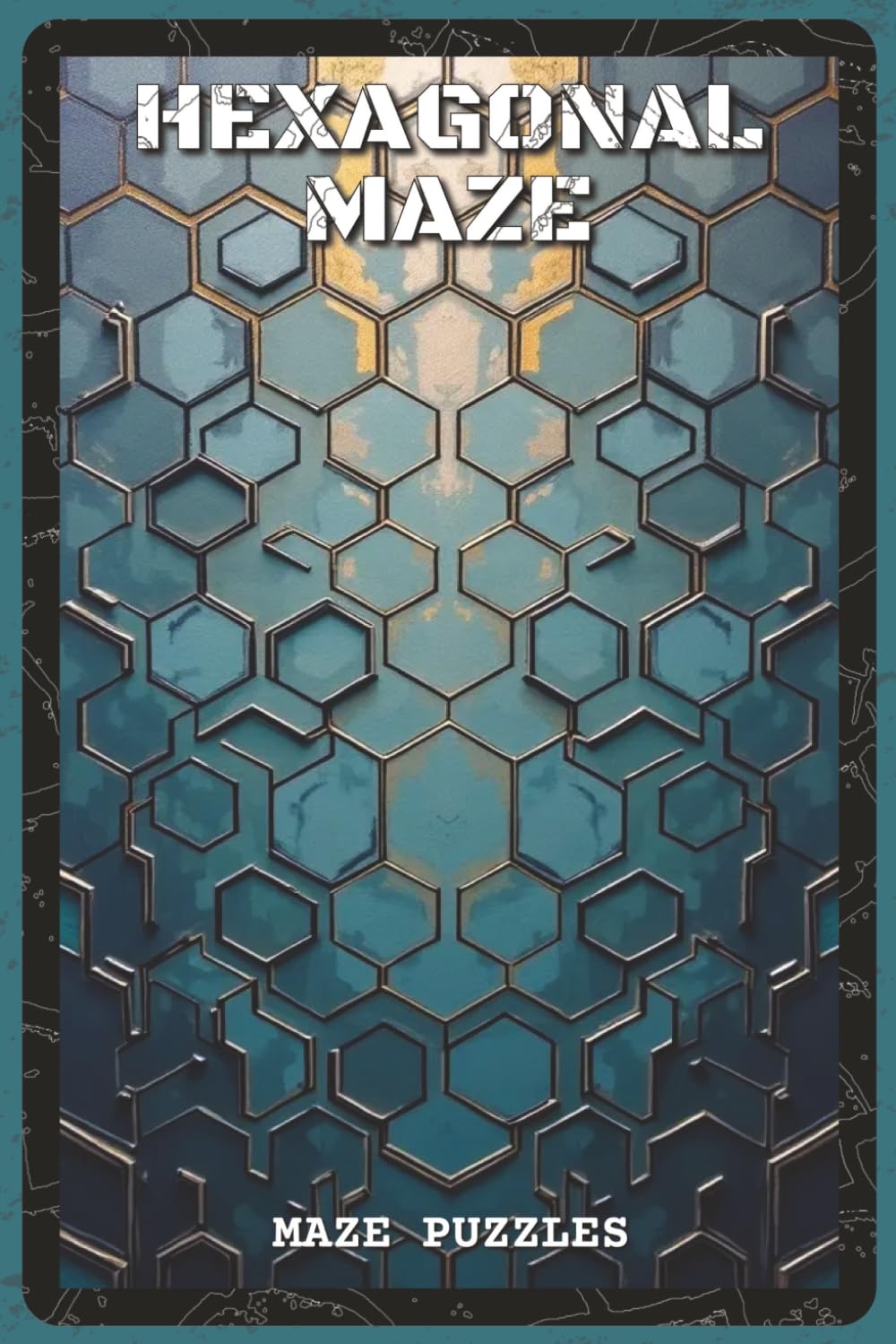 Hexagonal Maze Puzzles: Maze Puzzles with Easy to Read about Logical Paths, Spatial Thinking, and Brain Training | 6x9 inches, 110 pages | 55 Puzzles ... and Puzzle Lovers (VDS Maze Puzzle Series)
