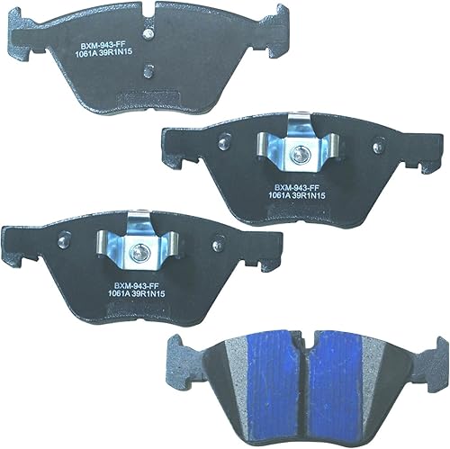 Vista 320 de Bendix Premium SBM8 - Pastillas de freno semimetálicas Premium para modelos seleccionados Buick Special, Camaro, Corvette, Phaeton, Olds F85, Vista