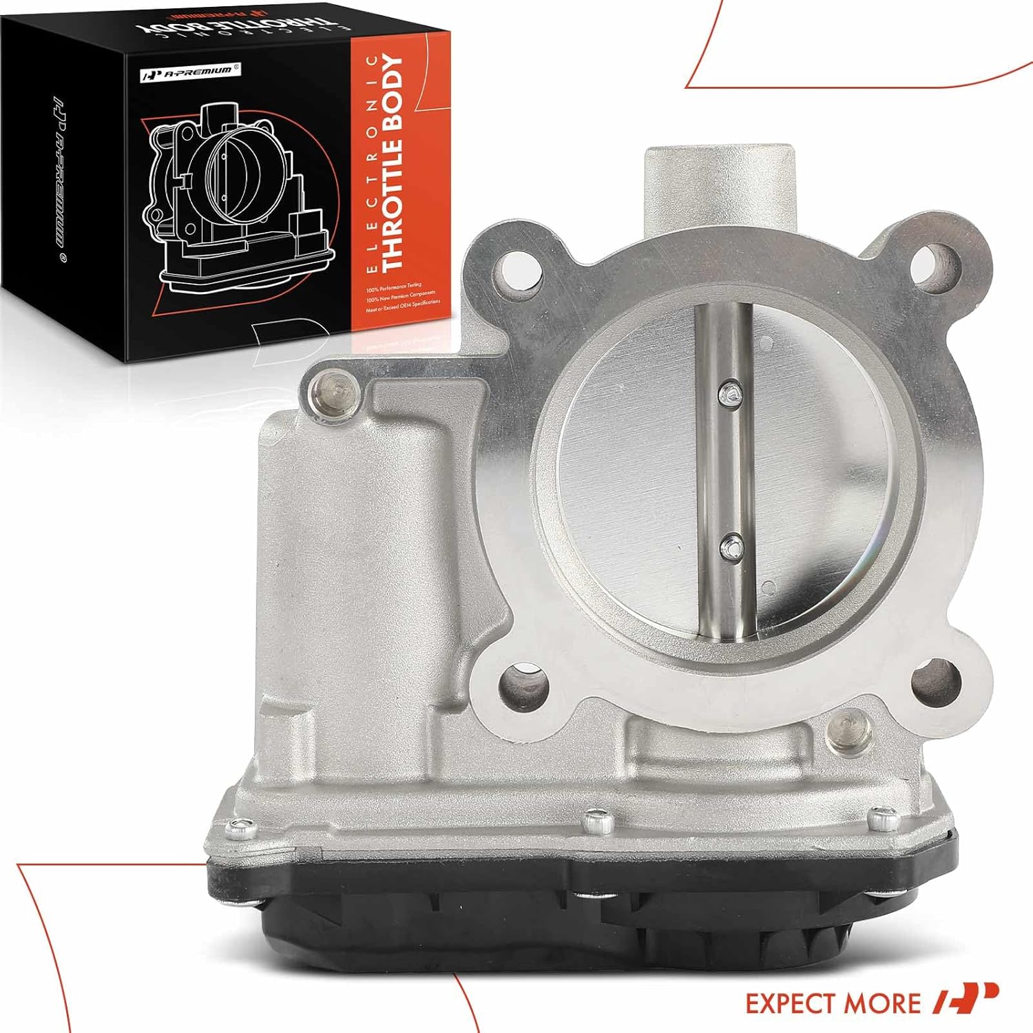 A-Premium Electronic Throttle Body Compatible with Mazda CX-5 CX5 2013-2016, 3 2012-2018, 3 Sport 2012-2018, CX-3 CX3 2016-2018, 2.0L - Replace# PE0113640A, PE0113640