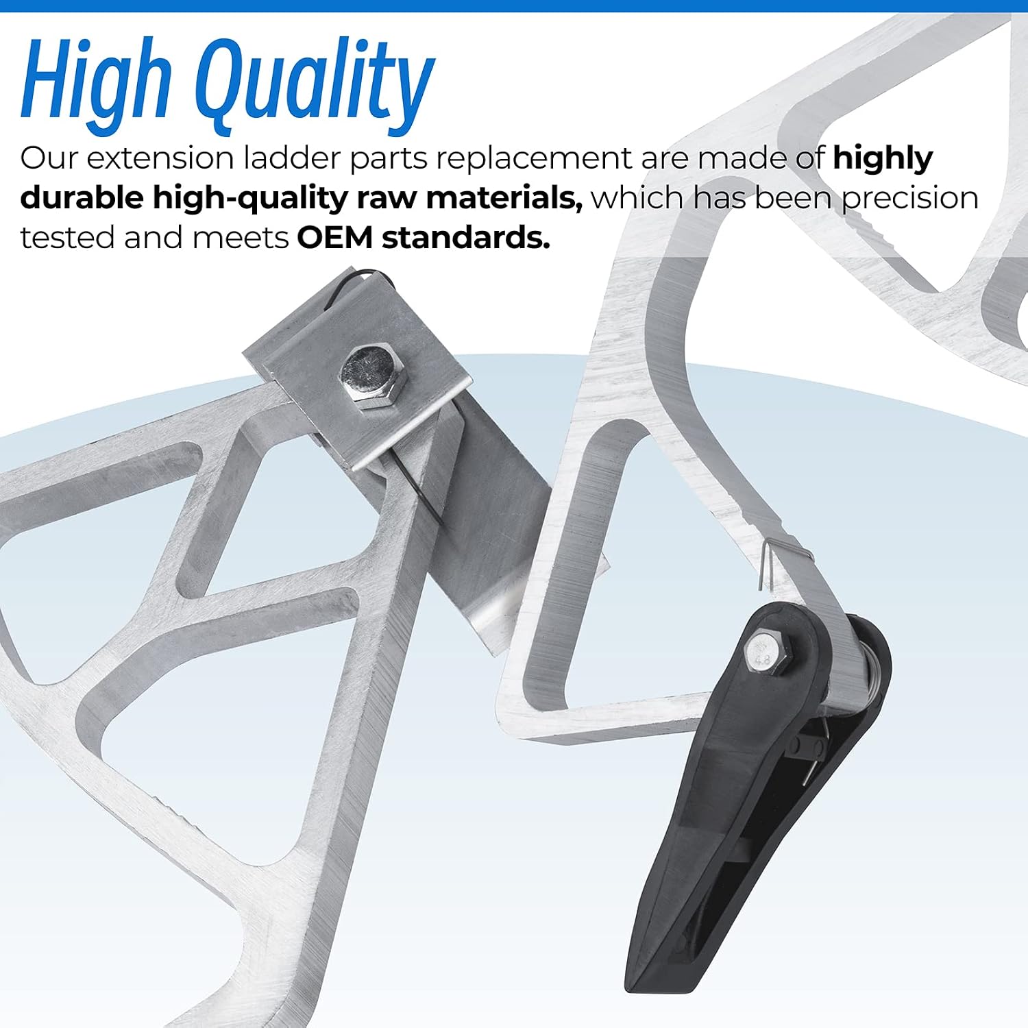 28-11 Rung Lock Kit for Extension Ladders Compatible with Werner Aluminum Extension Ladder Parts Silvery