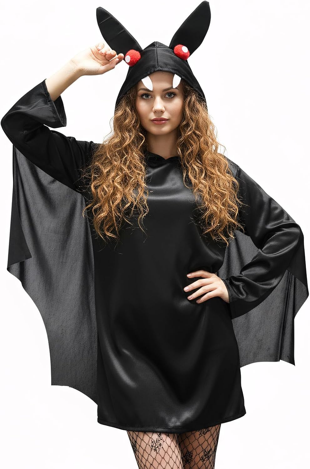 Bat Wings Costume Black Bat Cape Party Costumes Gothic Hoodie