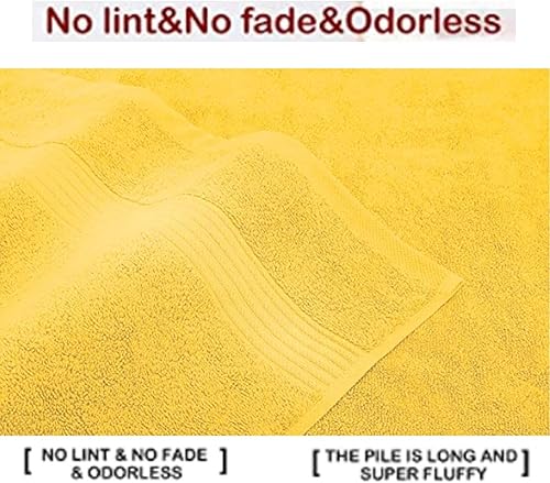 Vista 32 de Lchkrep Toallas de mano de baño (14 x 30 pulgadas), toalla de mano de algodón suave súper suave altamente absorbente para baño, manos, cara