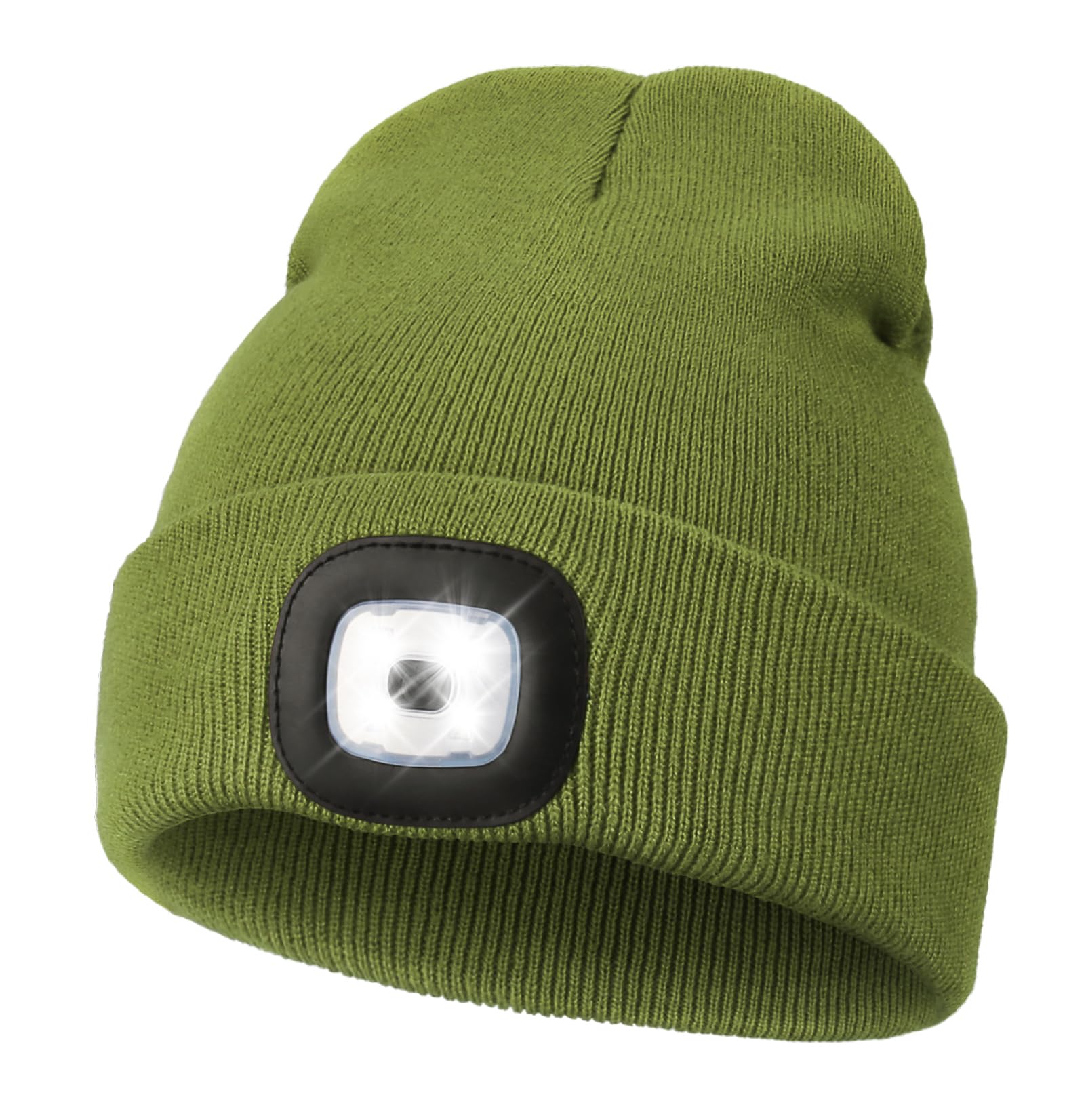 MELASA Unisex Beanie with The Light Hands Free Winter Beanie Gifts for Men