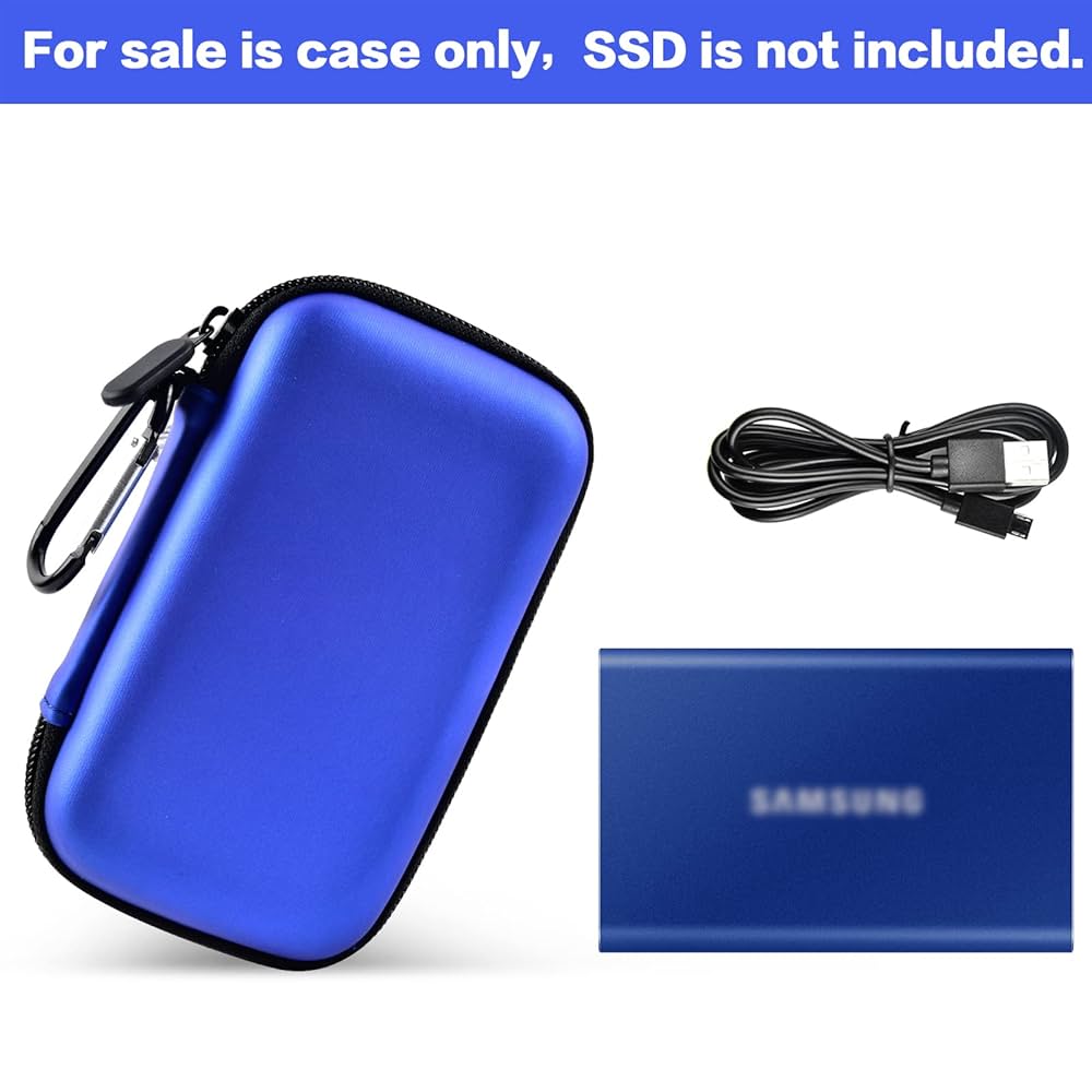 Samsung T7 Touch 2TB ほぼ新品+トラベルケース Amazon.co.jp: ケース Samsung T7/ T7 Touch ポータブルSSD 1TB