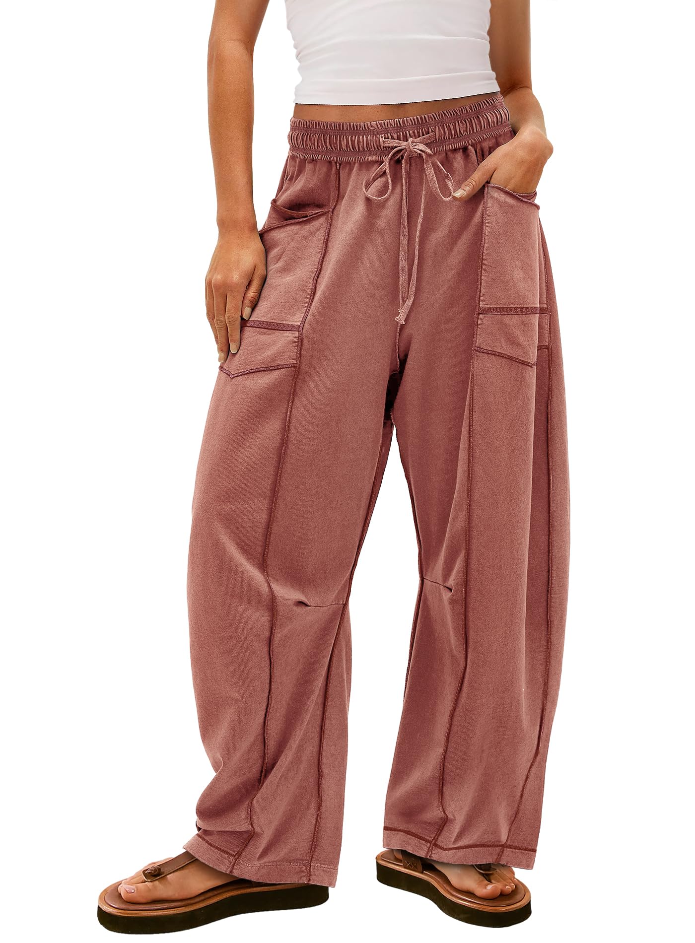 Yanekop Baggy Wide Leg Palazzo Pants