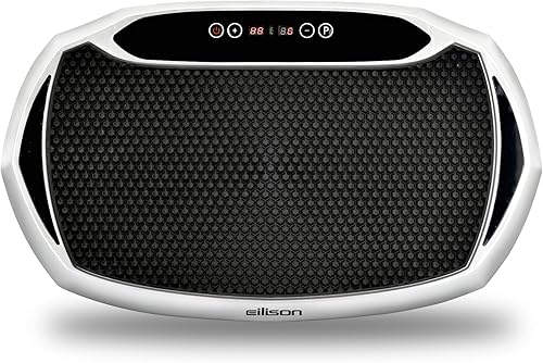 EILISON Bolt Vibration Plate - Máquina de ejercicios en el hogar con bandas de bucle para pérdida de peso, tonificación y entrenamiento en casa de